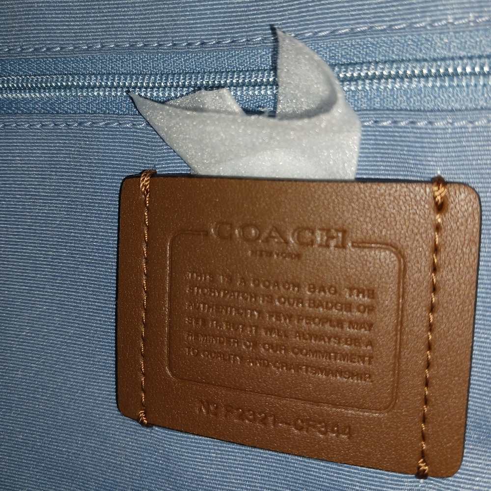 Coach Monogram Backpack Medium Size - Picture 13 of 16